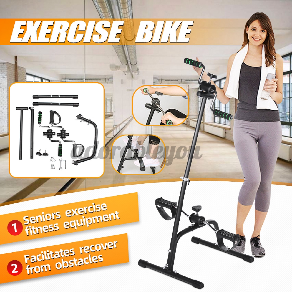 Exercise Bike Fitness Foot Pedal Cycling Eqipment Home Indoor Gym For Elderly 
