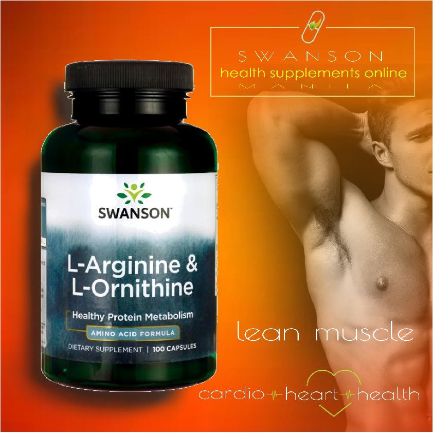 LArginine & LOrnithine 100 Caps for Lean Muscle Production Shopee