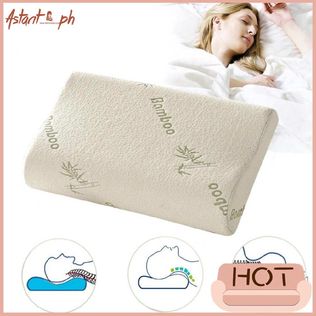 Big Sale Comfort Orthopedic Bamboo Fiber Sleeping Pillow Memory