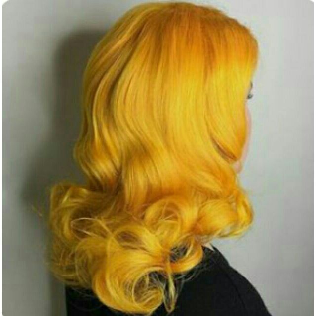 Light Golden Yellow Hair Color