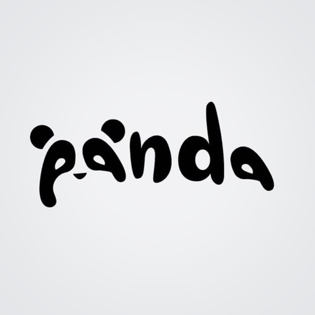 🐼panda fashion store logo