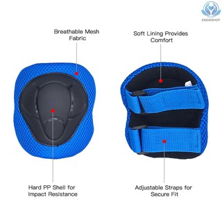 Skate Protection 7Pc Kit Set Helmet Knee Elbow Pads Wrist Brace Roller Guard Kid