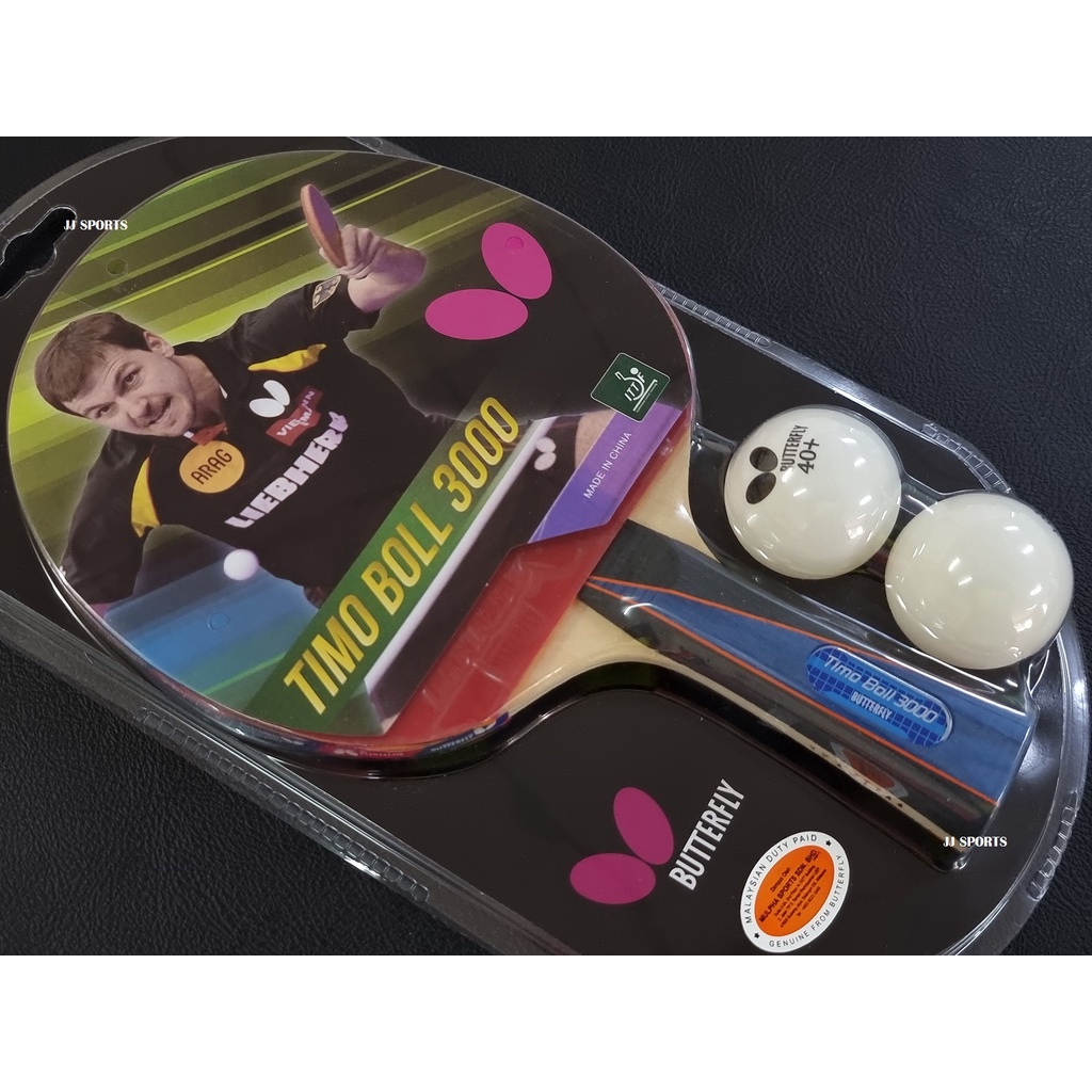 BUTTERFLY TIMO BOLL 3000 FL SHAKEHAND TABLE TENNIS RACKET PING PONG BAT ...