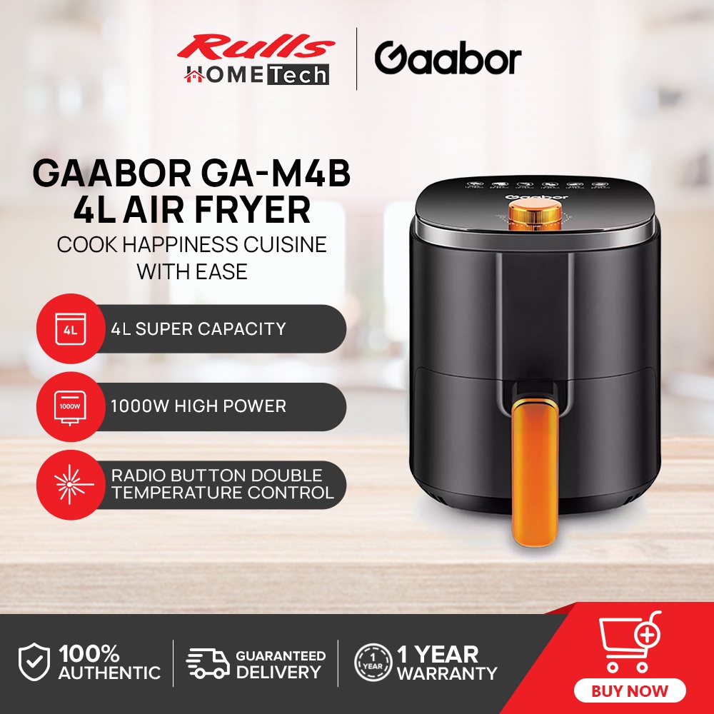 Gaabor GAM4B 4L Air Fryer Household Multifunctional Oilfree