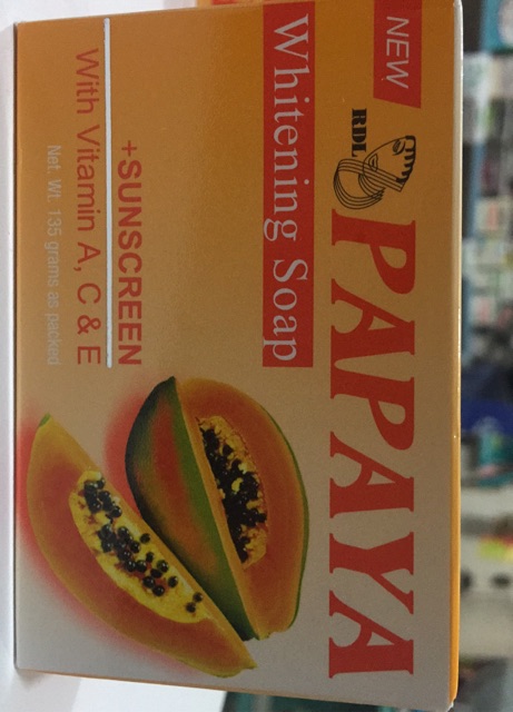 papaya whitening soap