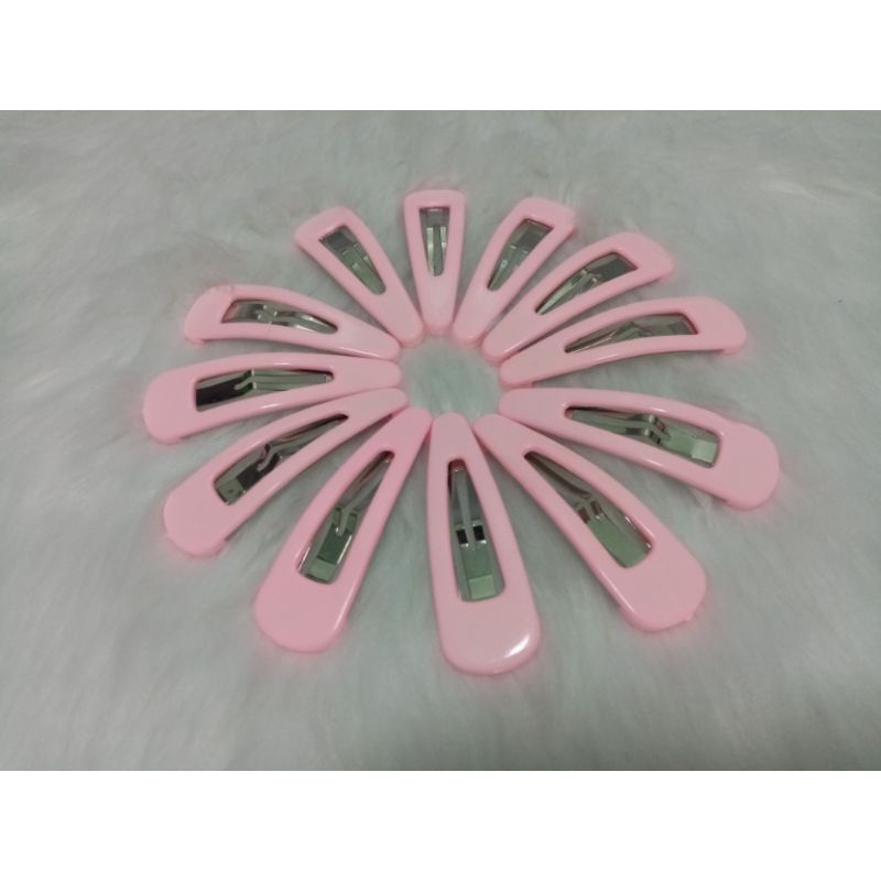 Pink Hair Clip (24pcs per set) | Shopee Philippines