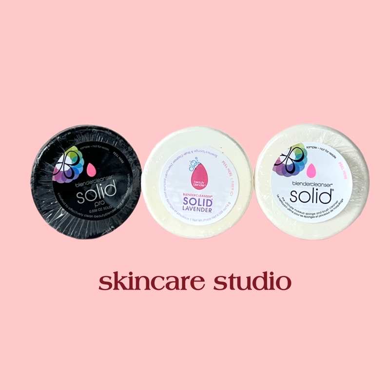 AUTHENTIC BeautyBlender BlenderCleanser Solid Pro Mini/ Beauty Blender