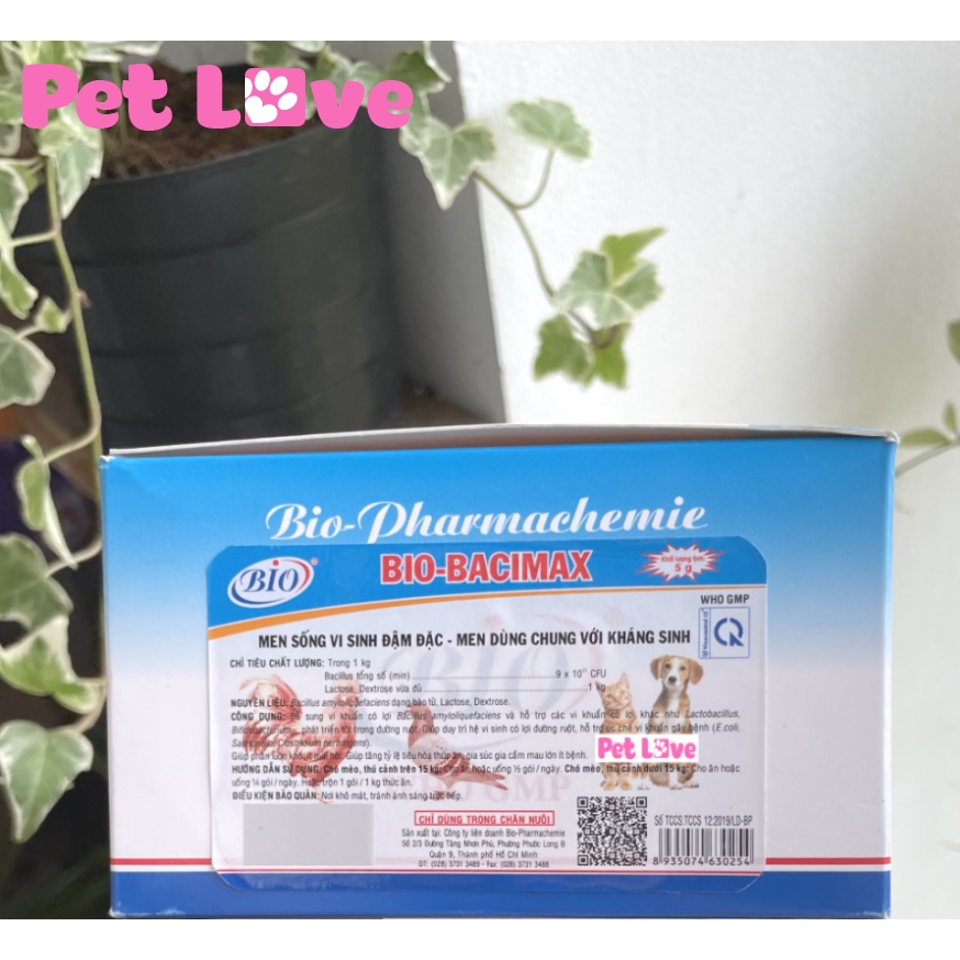 1 Box Of Bio Bacimax Digestive Yeast For Dogs And Cats, Helping To Dry