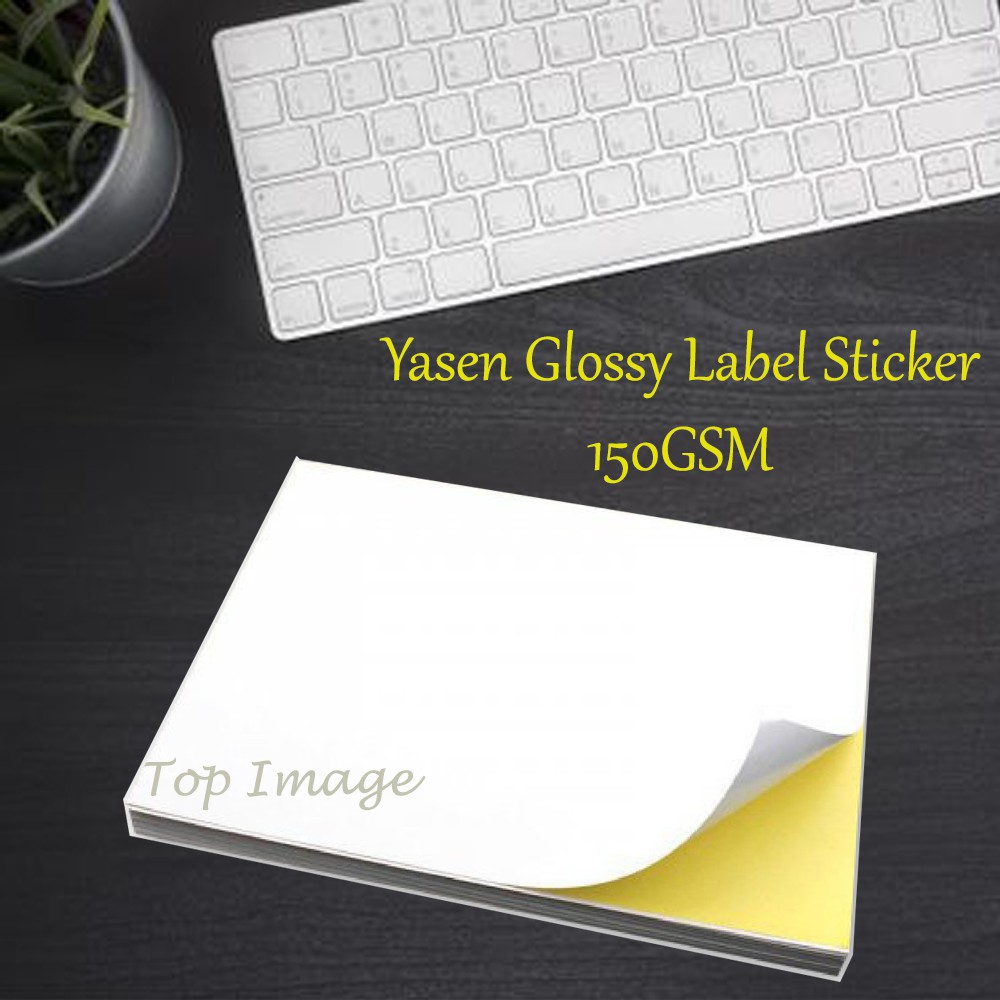 Glossy Matte Label Sticker 150 GSM A4 For all types of inkjet laser