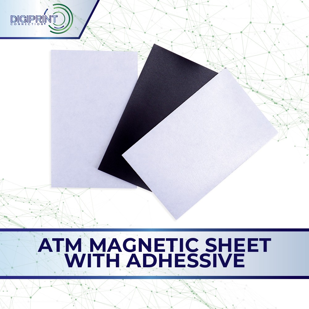Sheet ATM Size with Adhesive (10pcs) PreCut Ref