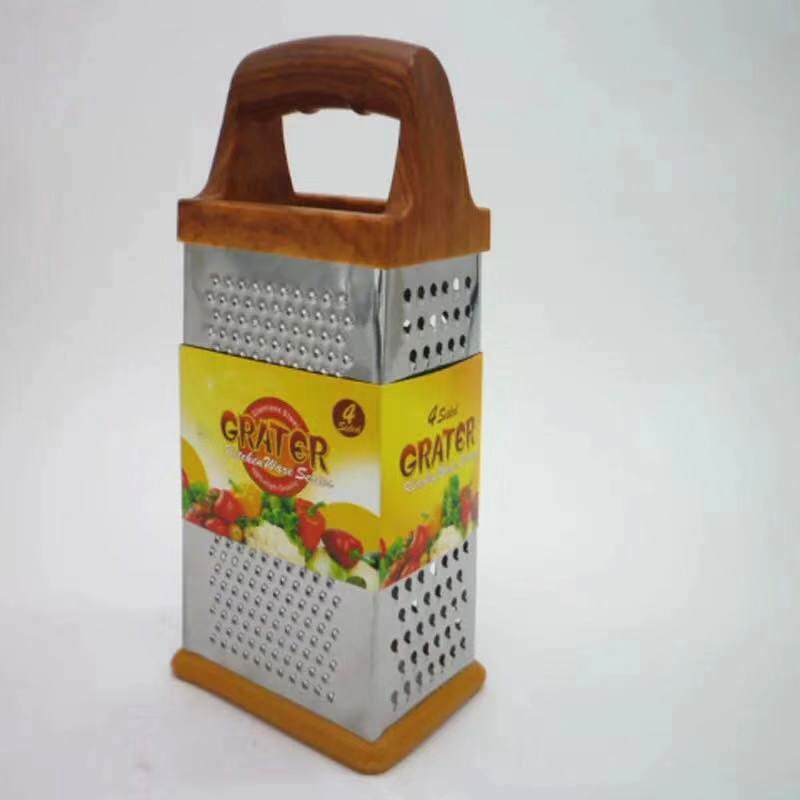Four (4) Sided Stainless Steel Grater Peeler Slicer for Fruit Cheese Ginger Vegetables