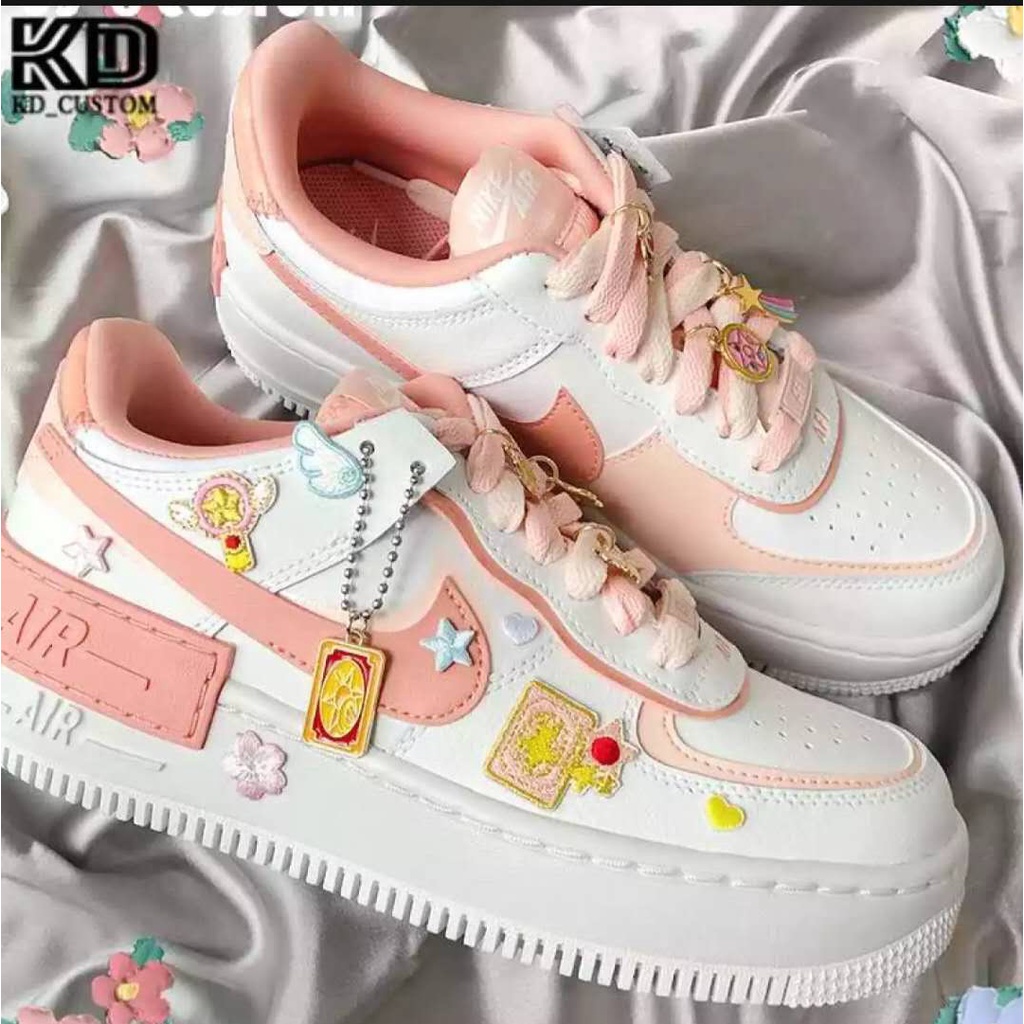 Nikes Air Force 1 Shadow Af1 Deconstructs Air Force One Macaron White