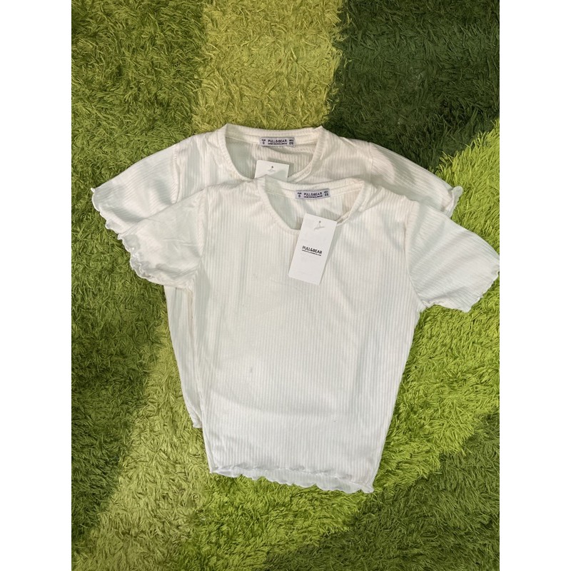 CROP TOP PULL AND BEAR OVERRUN ) Shopee Philippines