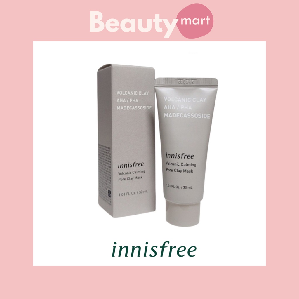 Innisfree Volcanic Calming AHA BHA Pore Clay Mask 30ml | Shopee Philippines