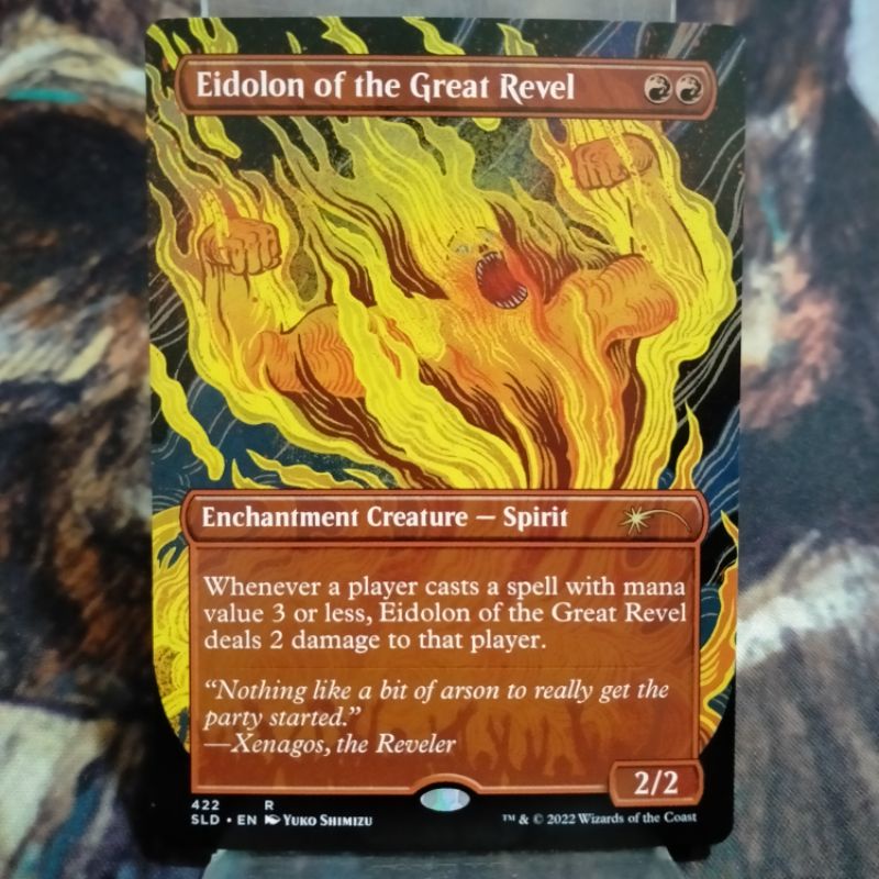 MTG Magic Pr0xy Playtest Card Eidolon of the Great Revel SLD 5⭐ German