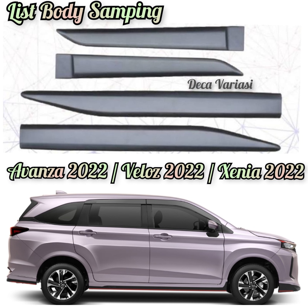 Veloz 2022 / Avanza 2022 / Xenia 2022 Luxury Black Doff Premium Side