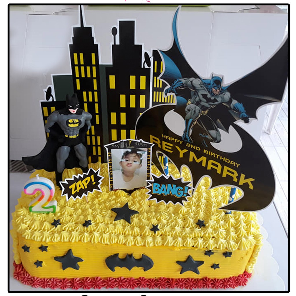 Batman Customized Photo Cake Topper (COD) | Shopee Philippines