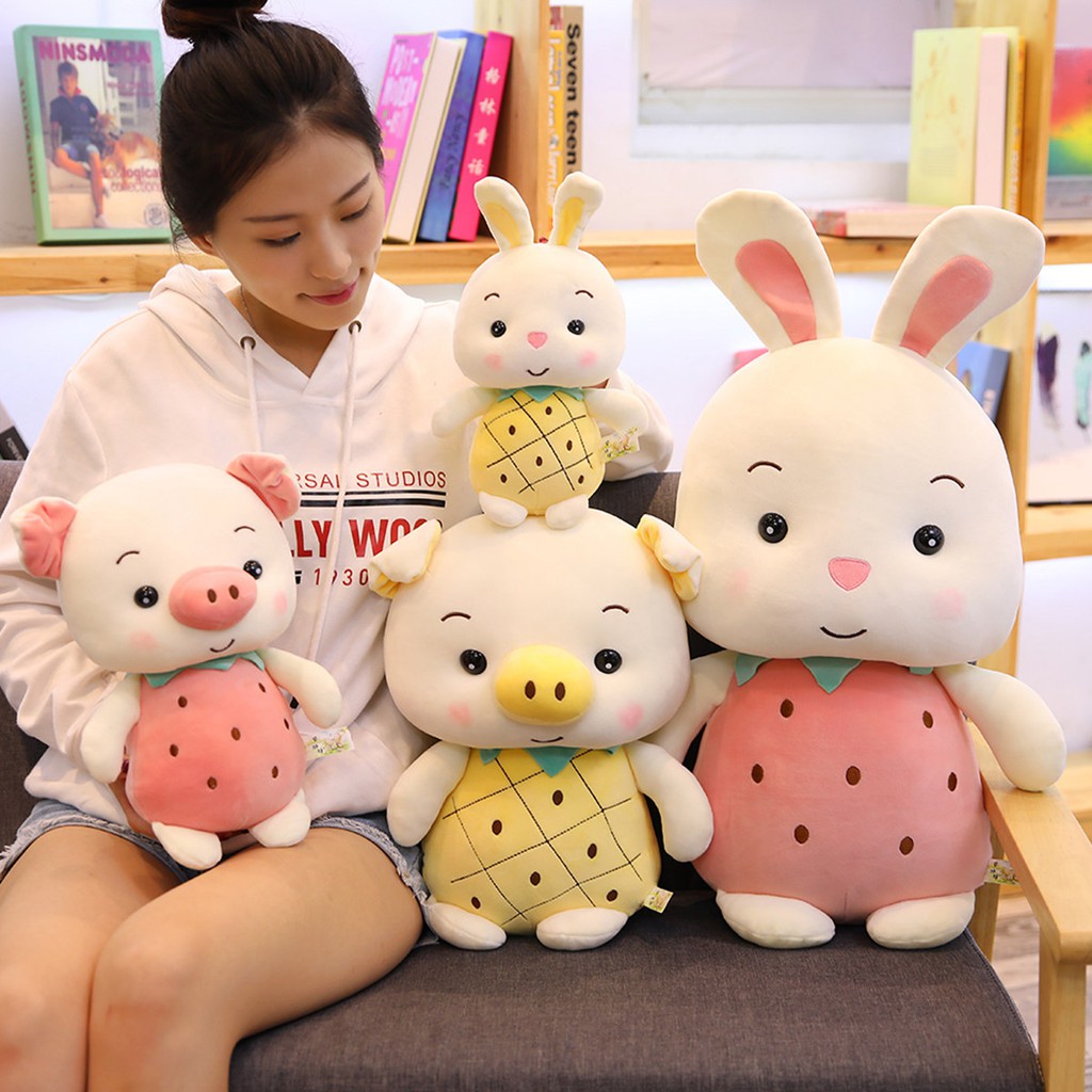 pig rabbit plush