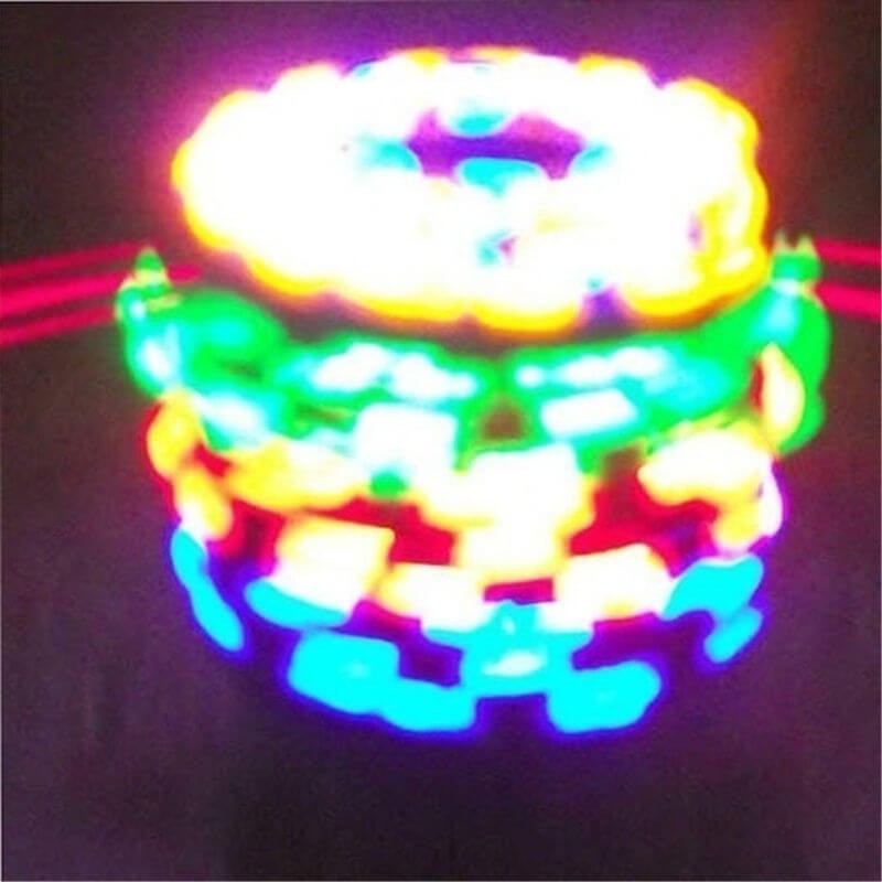 Magic Spinning Top Gyro Spinner Laser LED Music Flash Light Kids Toy Gift UK 