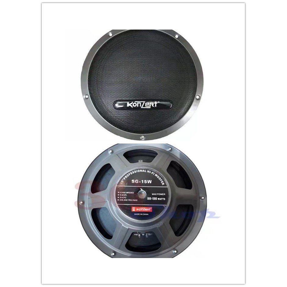 konzert 15 inch subwoofer