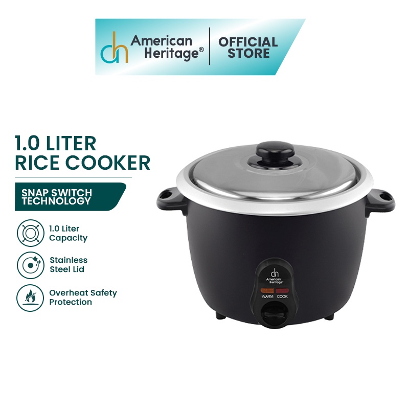 Promotion American Heritage 1.0 L, 5 cups Stainless Steel Lid Rice ...