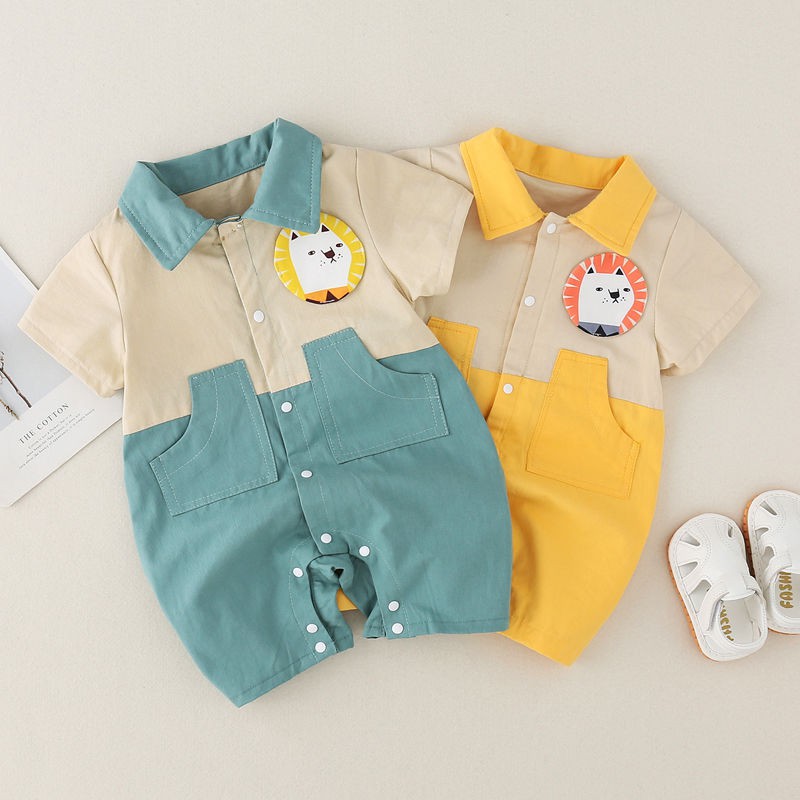 baby boy romper overalls