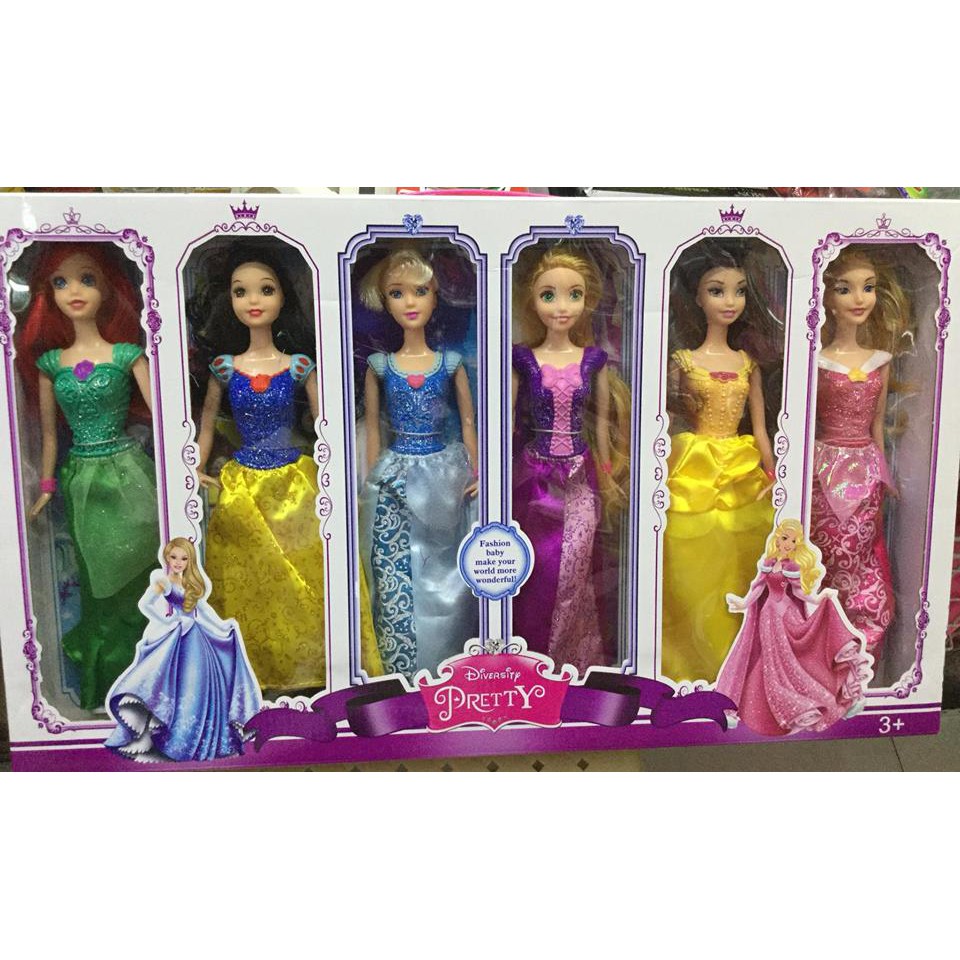 disney frozen barbie set