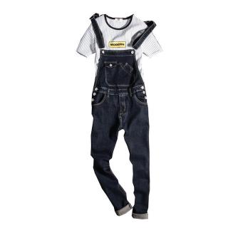 mens black jean overalls