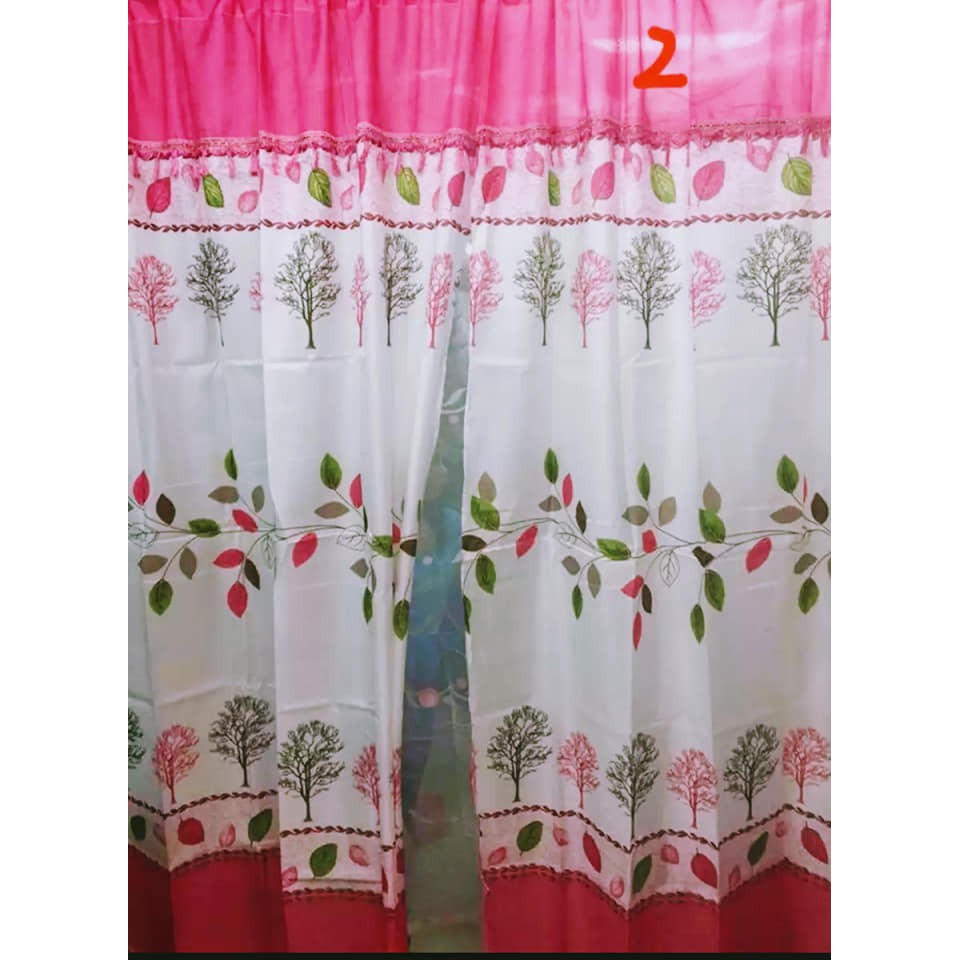 Mj Fashion Curtains Door Window Curtains Shopee Philippines