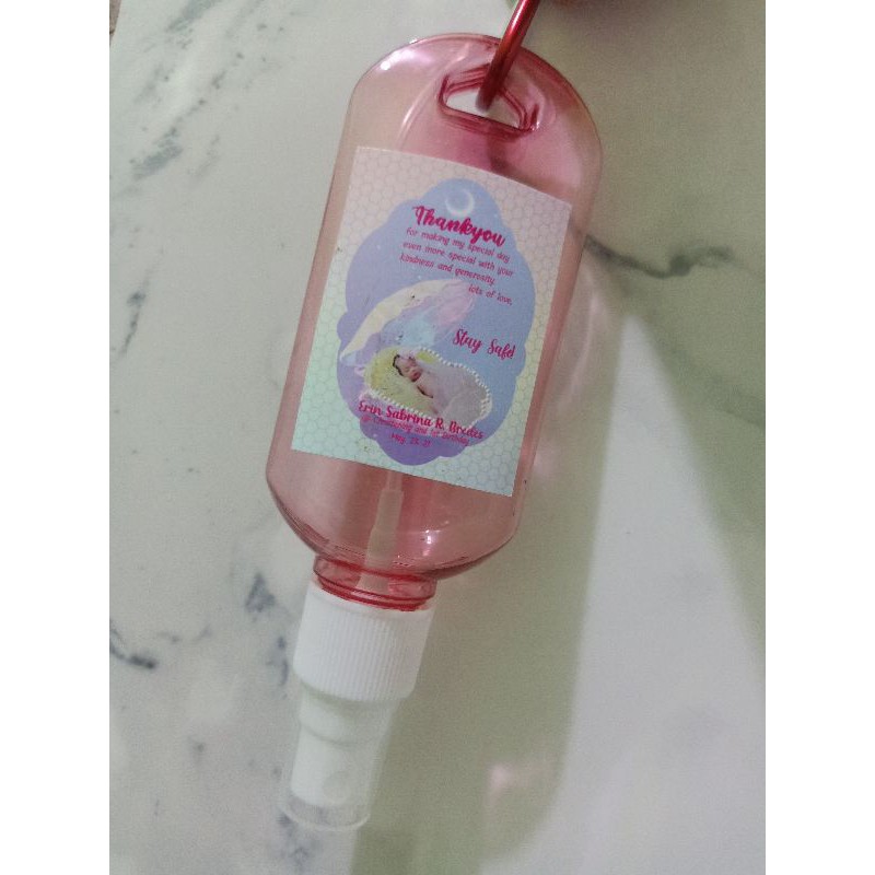 Bottle spray sticker souvenir for all occasions |Stickers only|NO ...