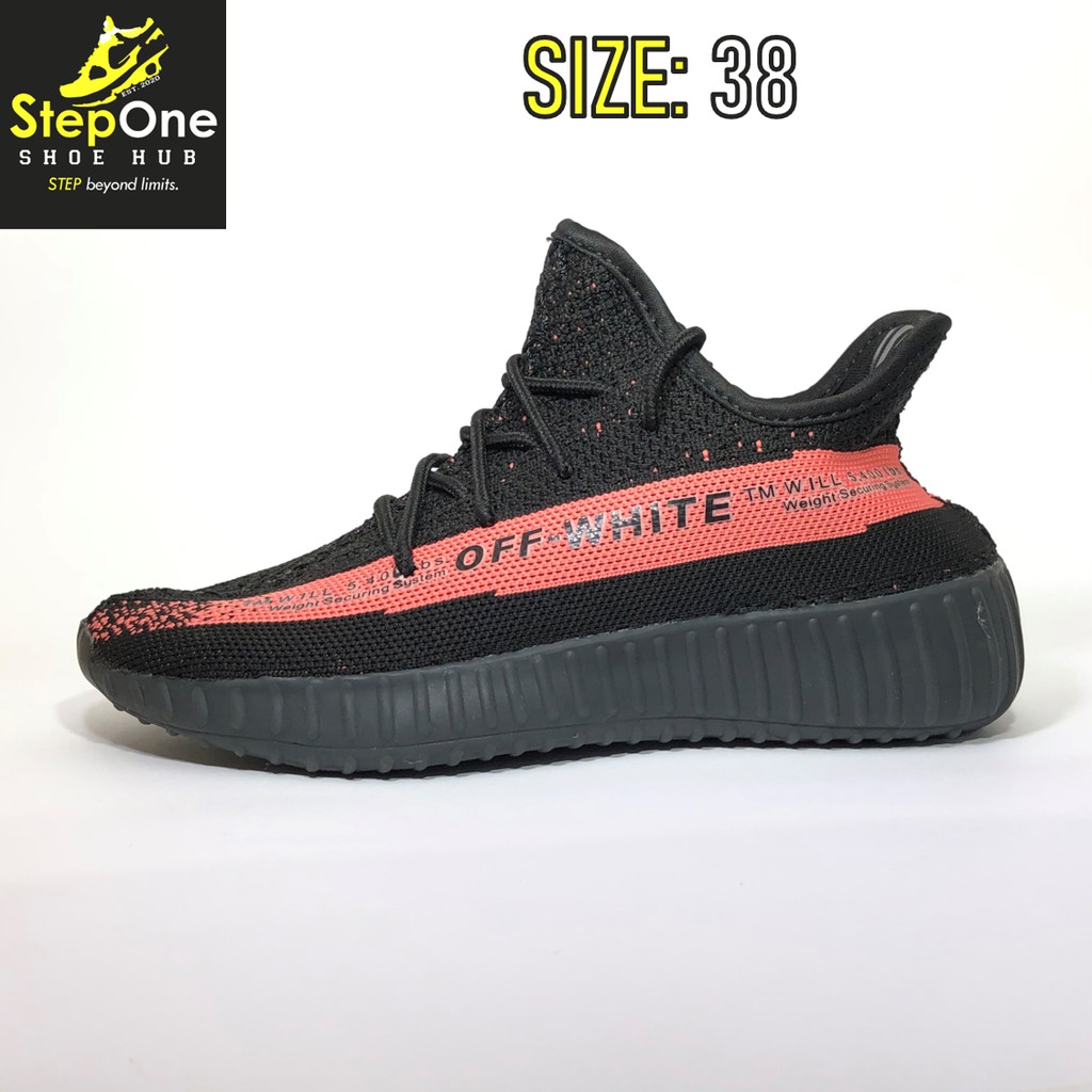 Adidas Boost 350 v2 x White Custom Black 38 Women | Shopee Philippines