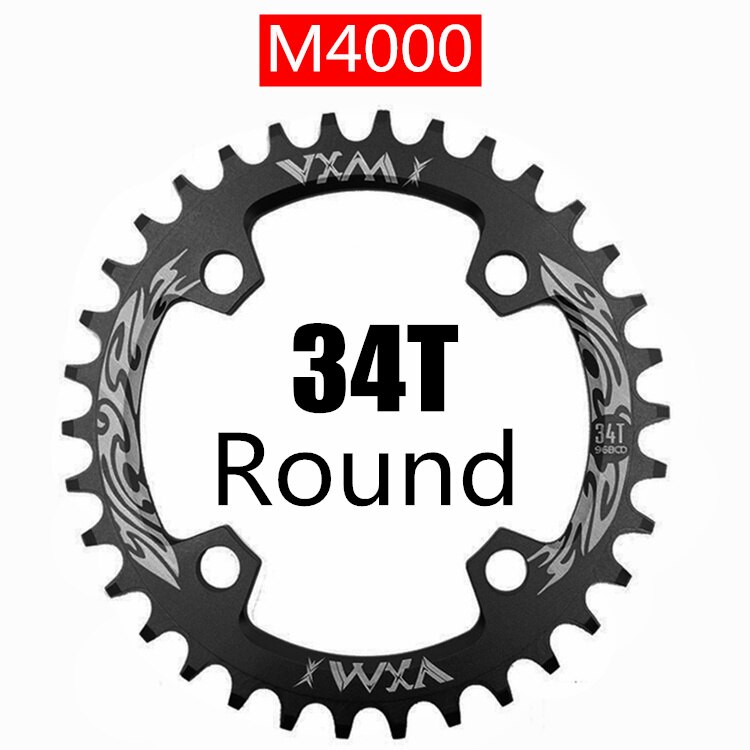 VXM 94+96 BCD Round bicycle chainwheel 32T 34T 36T 38T MTB bike Chainring  mountain Crown 96BCD for M4000 M4050 GX NX X1 Crank | Shopee Philippines