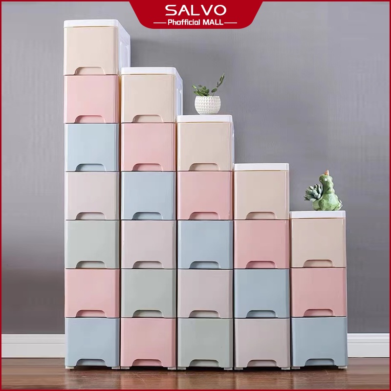 5/6/7Layer Kitchen Storage Gap Plastic Drawer Bathroom