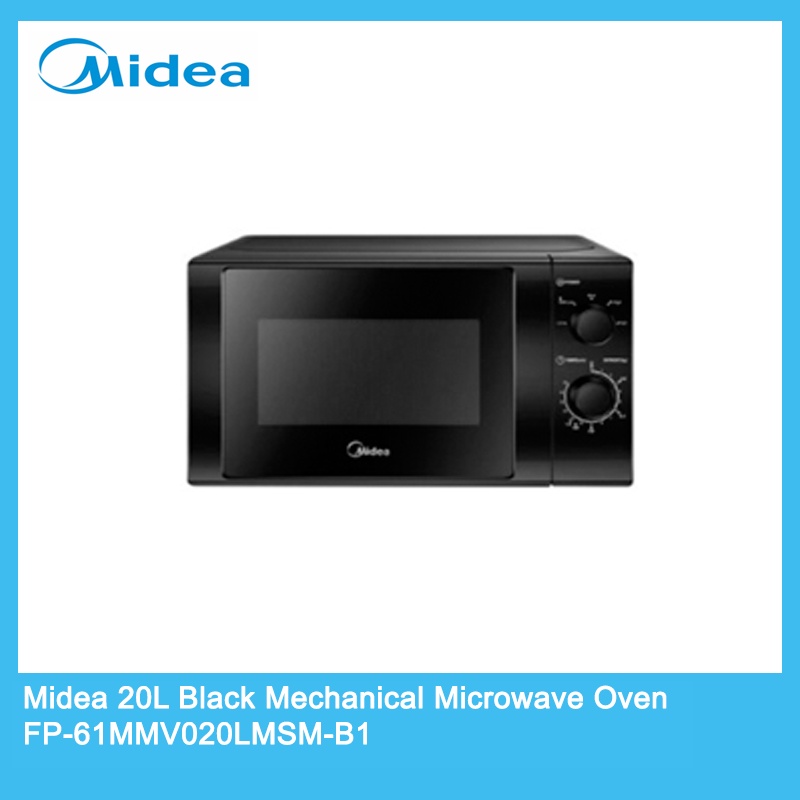 Midea 20L Black Mechanical Microwave Oven Shopee Philippines