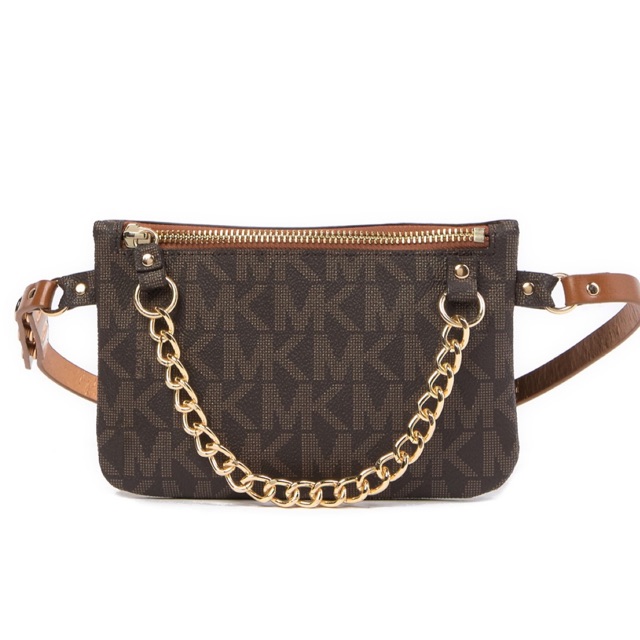 michael kors belt bag with chain