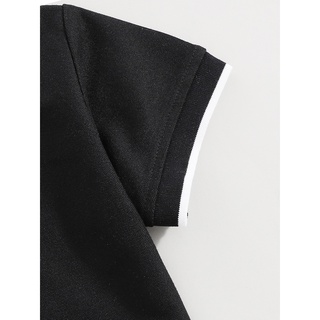 Toddler Boys Contrast Trim Polo Shirt #5