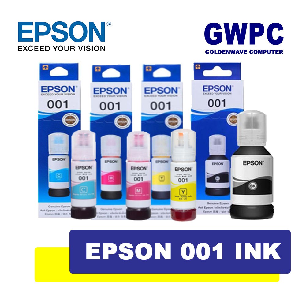 Epson 001 Genuine Ink Bottle | Shopee Philippines