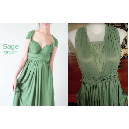 sage infinity dress