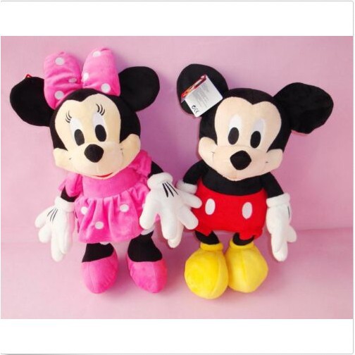 mickey and minnie teddy