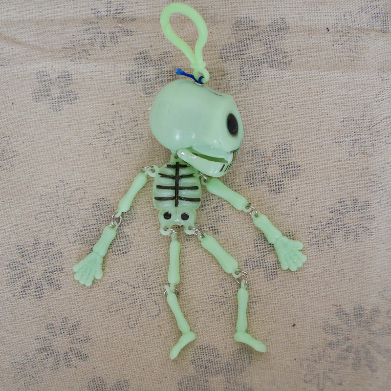 small plastic skeleton toys