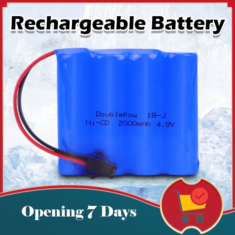 4.8v 2000mAh Rechargeable Battery For Rc toys Cars Tanks Robots Boats NiMH/NiMH AA Battery Pack