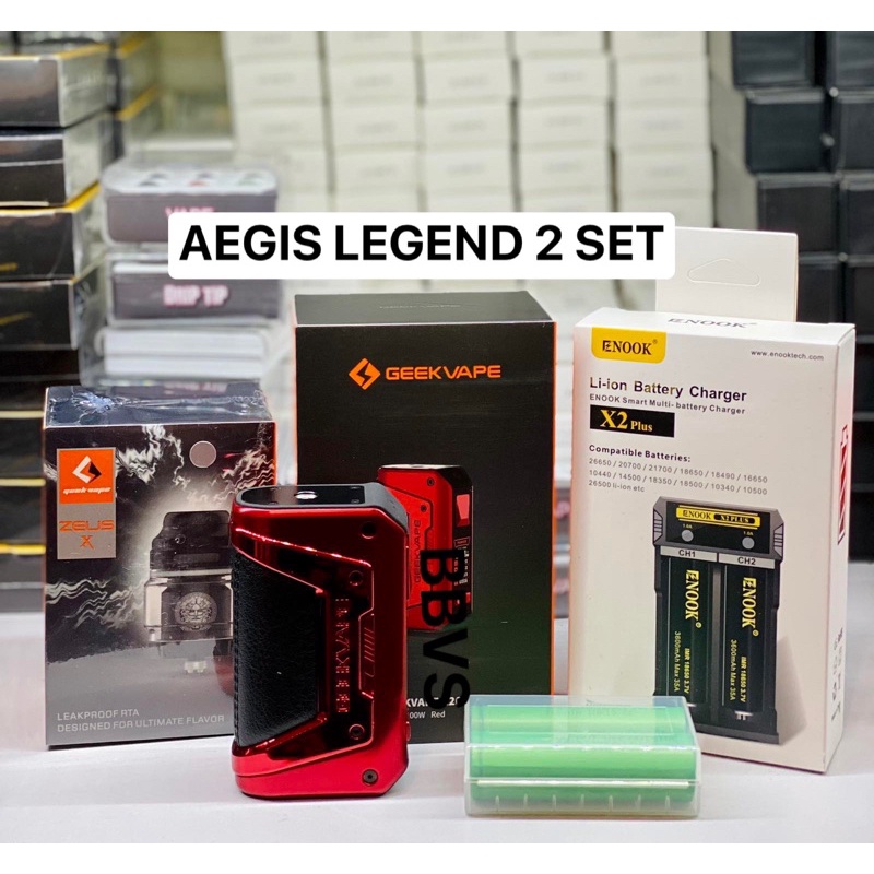 Aegis Legend 2 / GEEKVAPE L200 SET (L200+ZEUSX RTA+CHARGER+BATTERY ...