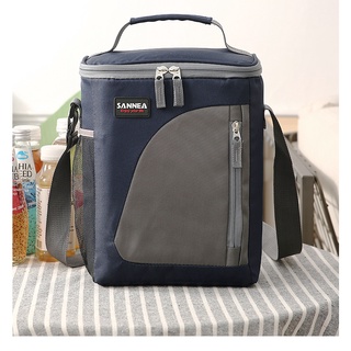 Lunch Bag Thermal Insulated Cooler Bag Picnic Bento Bag With Sling 8.8L