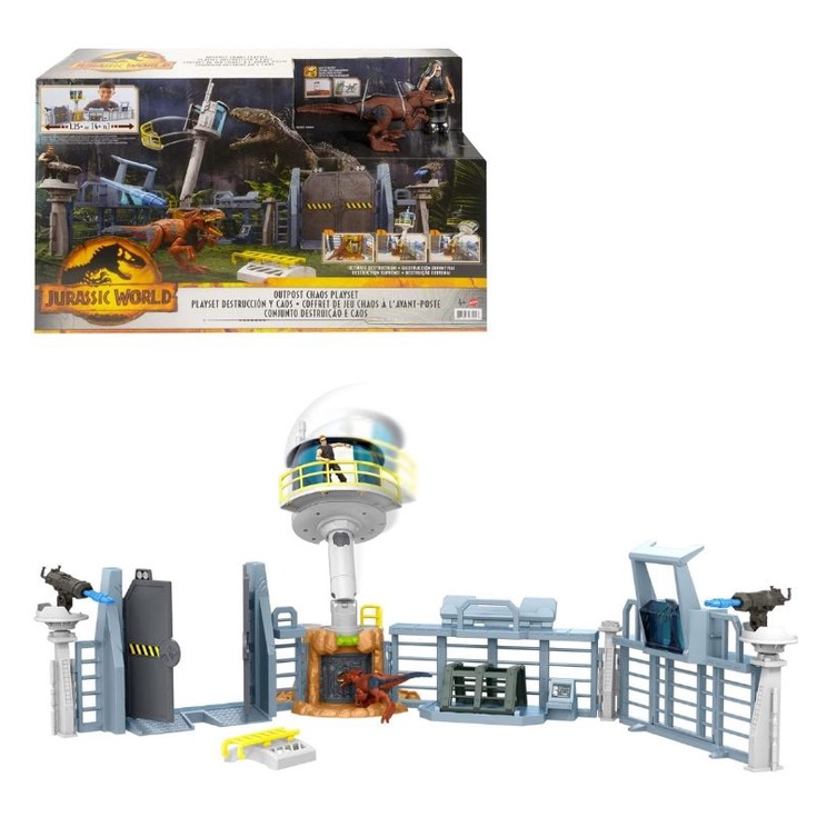 Mattel Jurassic World Dominion Outpost Chaos Playset | Shopee Philippines