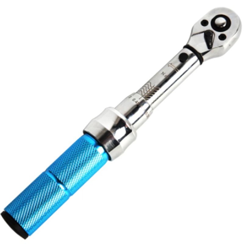 1/4inch Ratchet Torque Wrench Adjustable Chrome Hand Spanner Bike Manual Repair Assembly Car 1-6N-M