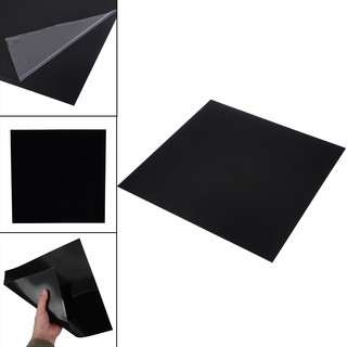 Black ABS Plastic Sheet Plate Flexible Smooth Back Durable 300 x 300 x 0.5mm uk 