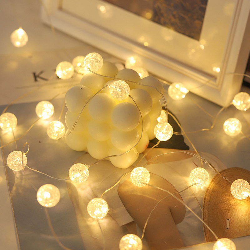 Nordic LED String Light Ball DIY Waterproof Romantic Fairy Lights