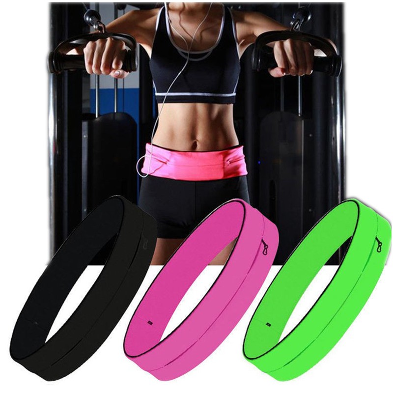 Flipbelt Waistband Sport Jogging Run Gym Belts Bag Pouch Shopee
