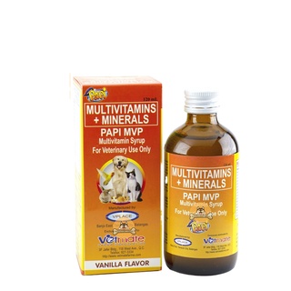 ♛✧✠Papi MVP Multivitamins Syrup for Pets - Vanilla Flavor - 120ml