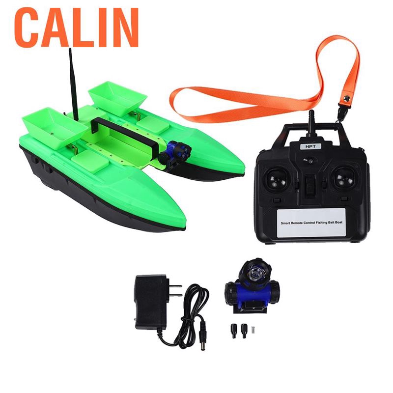 rc fishing boat with baitcasting